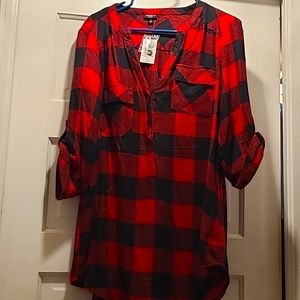 Torrid plaid shirt